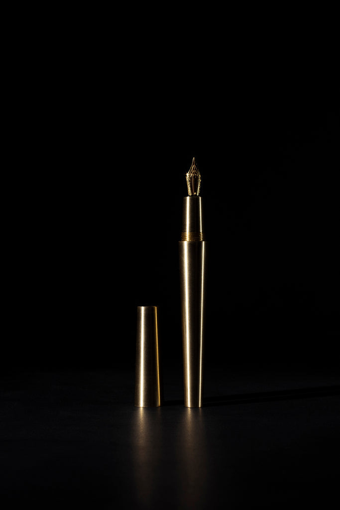 FOUNTAIN PEN ALL BRASS SIZE: MEDIUM